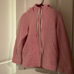 Lululemon pink fleece hoodie